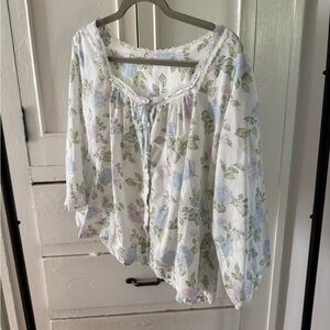 Vintage Floral Blouse